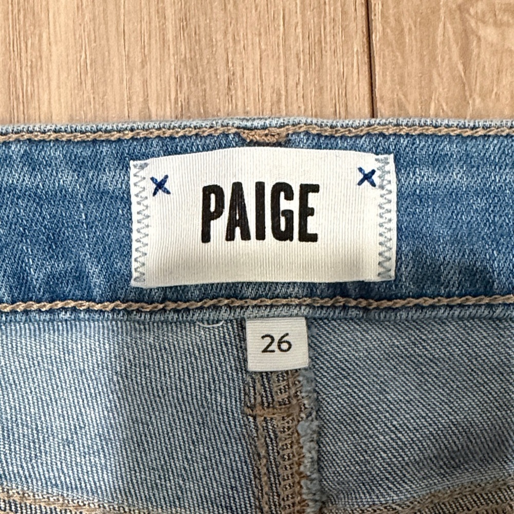 PAIGE Women's Light Blue Jeans Size 26 - Picture 2 of 7